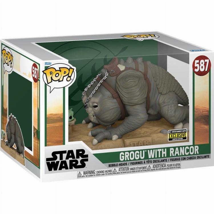 Funko Pop ! Star Wars (587) Grogu With Rancor Exlusive Vinyl Figure 25Cm