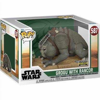 Funko Pop ! Star Wars (587) Grogu With Rancor Exlusive Vinyl Figure 25Cm
