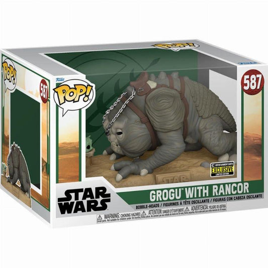 Funko Pop ! Star Wars (587) Grogu With Rancor Exlusive Vinyl Figure 25Cm