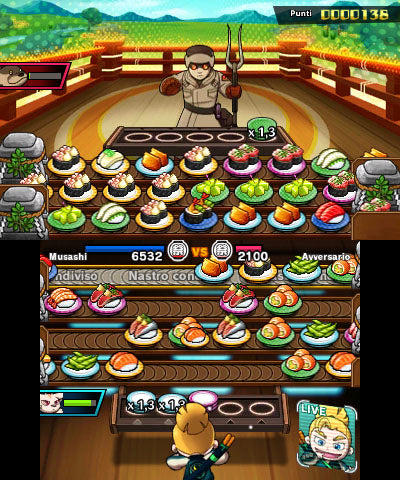 Sushi Striker: The Way of Sushido Videogioco Nintendo Switch (Ed. Italiana)