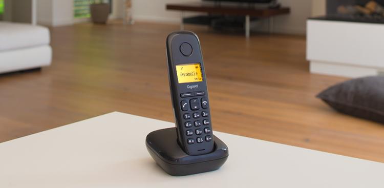 Telefono Cordless Gigaset A170 Red Senza Filo Telefono Casa Vivavoce Led Rosso