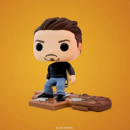 Funko Pop ! Marvel Avengers Deluxe Tony Stark (756) Special Edition Bobble-Head