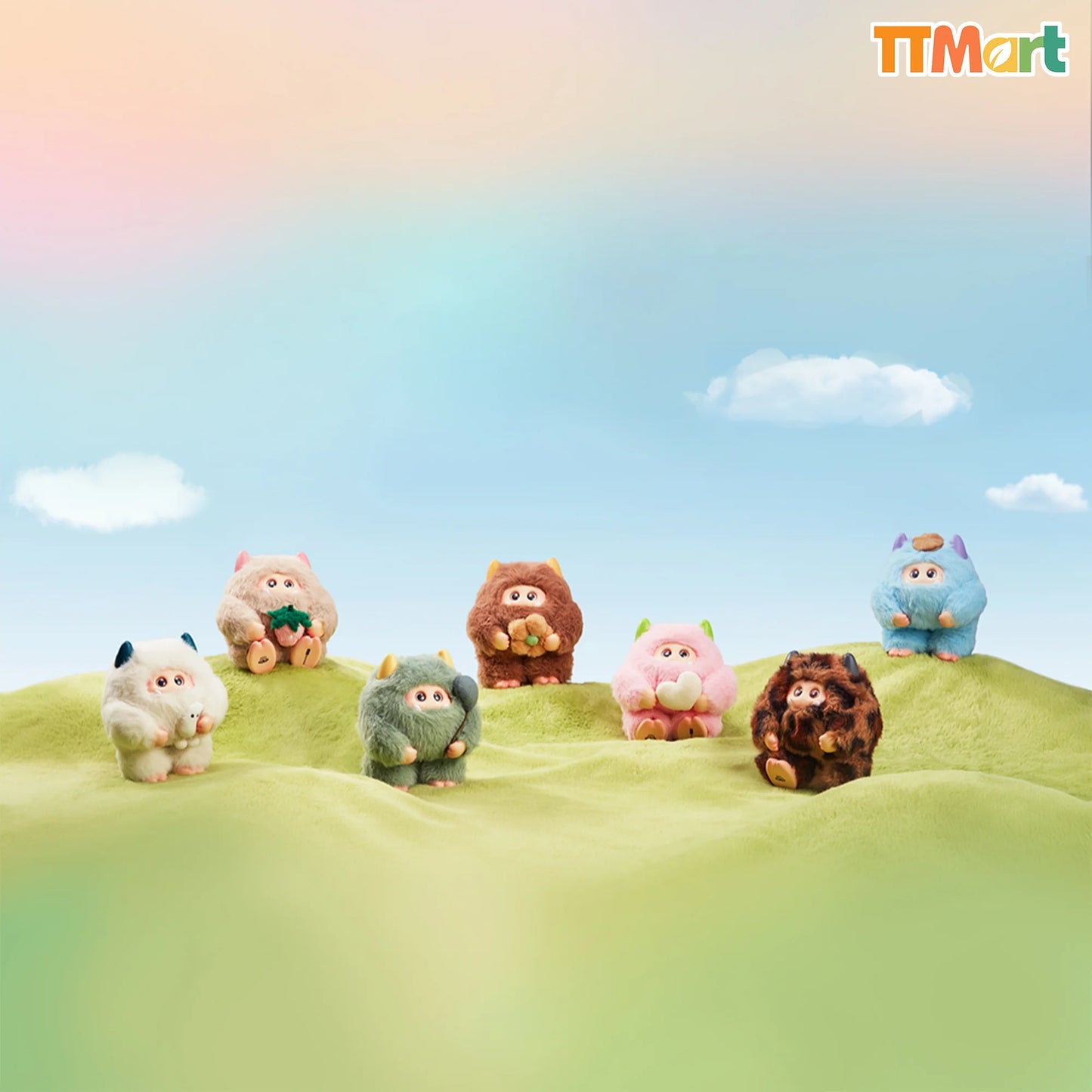 Giggle Monster Marshmallow Dream Series 1 Pz La Bubu The Monsters Fluffy Planet