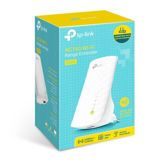Tplink Range Extender 750Mbps Wifi Ac750 Re200 Ripetitore Di Segnale Wireless
