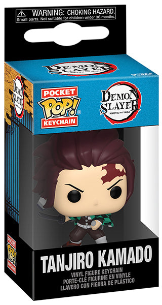 Funko Pop ! Keychain - Animation - Demon Slayer (Tanjiro Kamado) Portachiavi