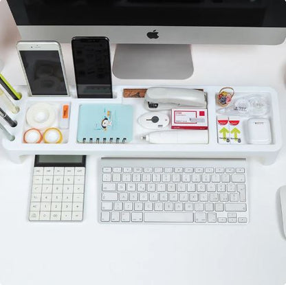 Organizzatore Da Tavolo Scrivania Rack Portaoggetti Organizer Tastiera Computer