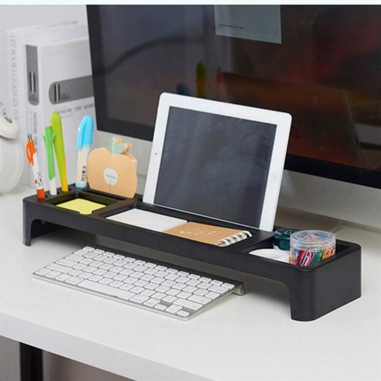 Organizzatore Da Tavolo Scrivania Rack Portaoggetti Organizer Tastiera Computer