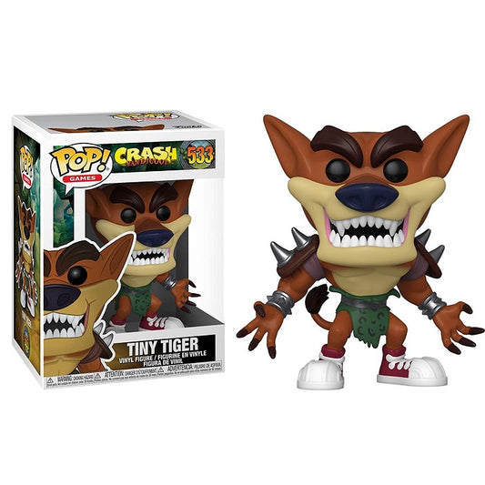 Funko Pop Games Crash Bandicoot 533 Tiny Tiger Play Station Sony Vinyl Figure