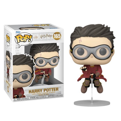 Funko Pop ! Harry Potter - (165) Harry Potter W/Broom Quidditch Figure Vinyl 9Cm