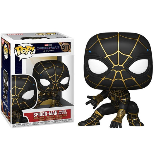 Funko Pop ! Marvel Spider-Man No Way Home - (911) Spider-Man Black & Gold Suit