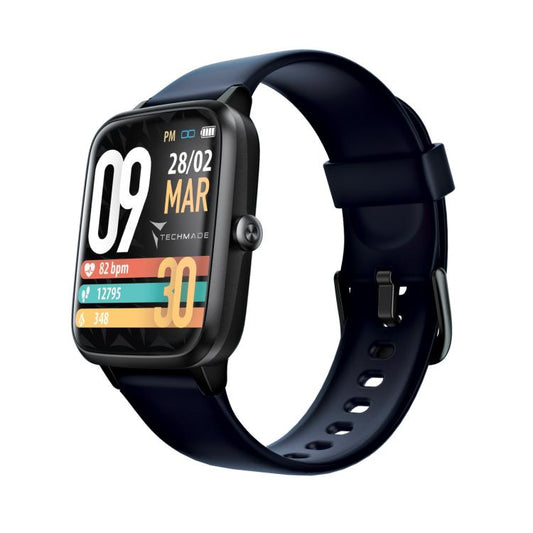 Techmade Smartwatch Move Bluetooth Gps Integrato Sport Impermeabile Ip68 Sg/Blue