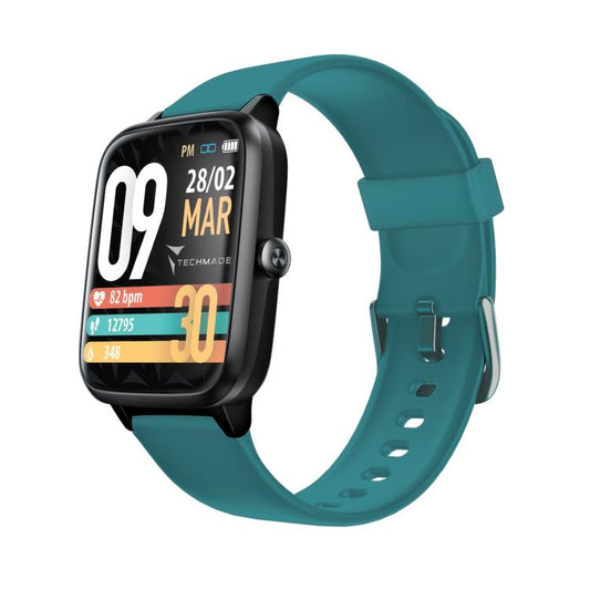 Techmade Smartwatch Move Bluetooth E Gps Integrato Sport Impermeabile Ip68 Green