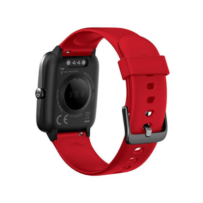 Techmade Smartwatch Move Bluetooth E Gps Integrato Sport Impermeabile Ip68 Red