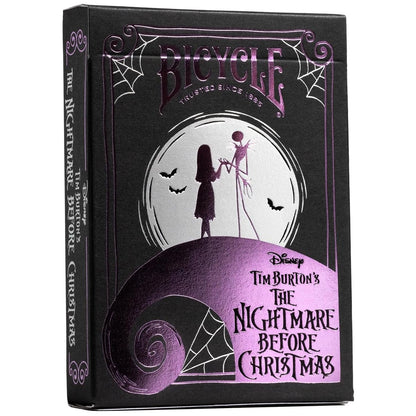 Bicycle - Disney (The Nightmare Before Christmas) - TNBC - Playing Cards - Mazzo di Carte da Collezione, Poker, Magia e Cardistry basato sul famoso film di Animzione Disney (Lo Strano Natale di Mr Jack Skellington)