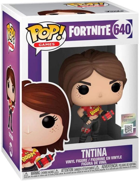 Funko Pop ! Games Fortnite Tntina (640) Vinyl Action Figure Statua Da Collezione
