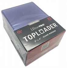 Ultra Pro 25 Toploader Clear Border Premium 3” x 4” –  Protezioni Rigide per Carte
