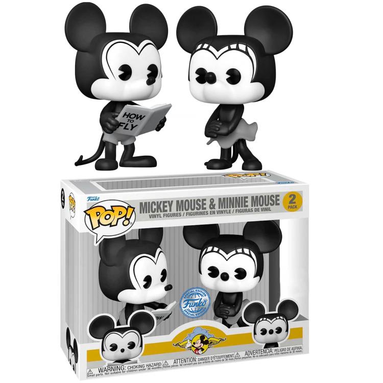 Funko Pop ! Disney (2 Pack) Mickey Mouse & Minnie Mouse Special Edition Figure