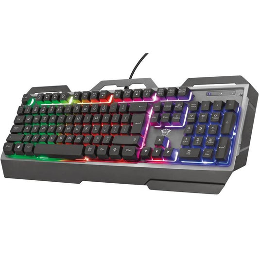 Trust Gxt 856 Torac Tastiera Pc Gaming In Metallo Retroilluminata Anti-Ghosting