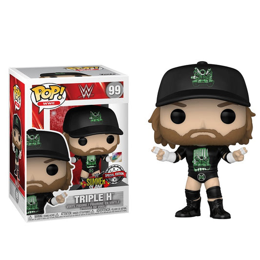 Funko Pop ! Wwe - (99) Triple H Wrestling Special Edition Figure Summer Slam 09