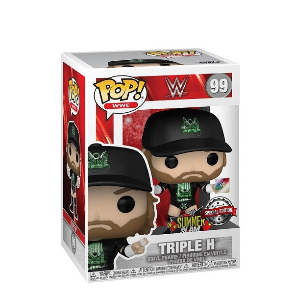 Funko Pop ! Wwe - (99) Triple H Wrestling Special Edition Figure Summer Slam 09