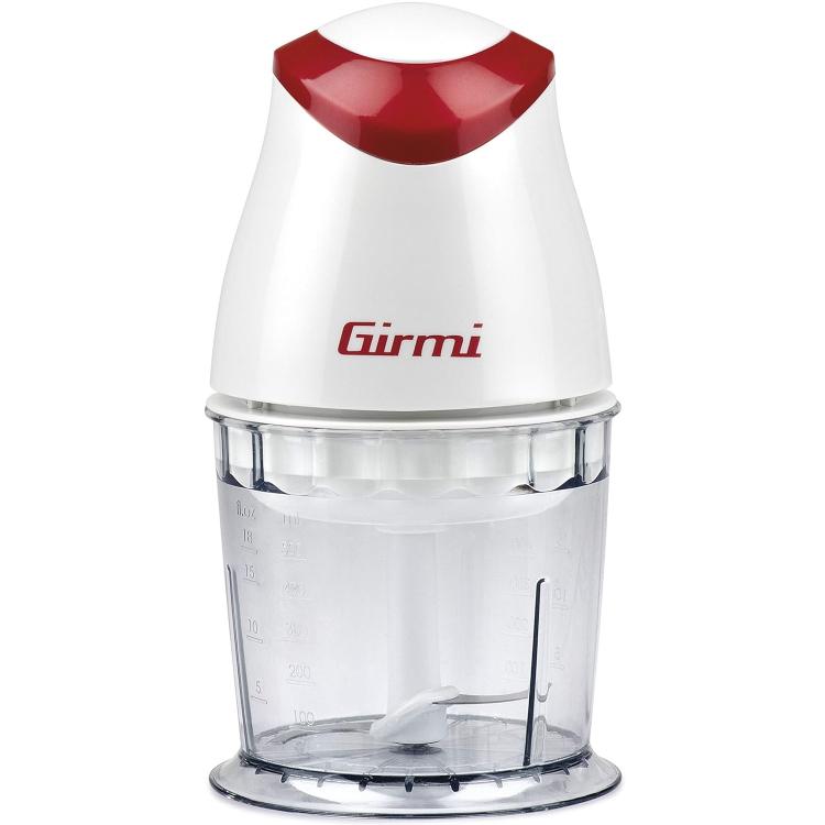Girmi Tritatutto Verticale Ciotola Lame Acciaio Tr01 350W 500Ml Chopper Bianco