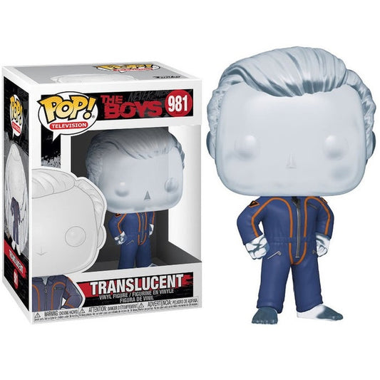 Funko Pop The Boys 981 Translucent Vinyl Statuetta Action Figure Prime Netflix