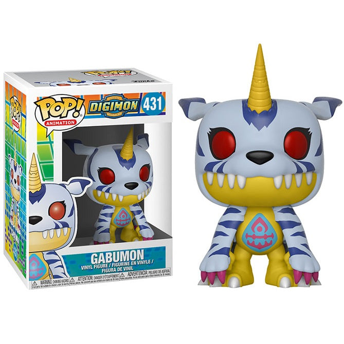 Funko Pop ! Animation Digimon - (431) Gabumon Figure Vinyl 9Cm Statuetta Anime
