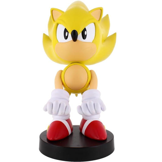 Cable Guys Super Sonic The Hedgehog Statuetta Base Ricarica Smartphonecontroller