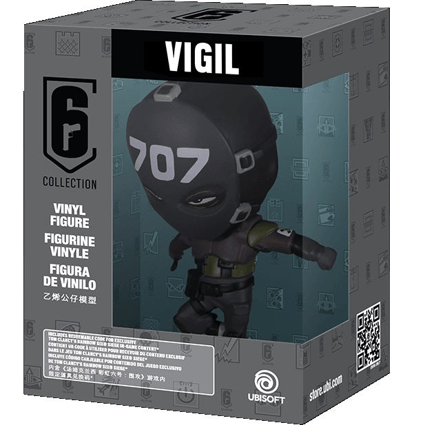 Rainbow Six S3 - Vigil Action Figure Statua Da Collezione Chibi Ubisoft Ps4