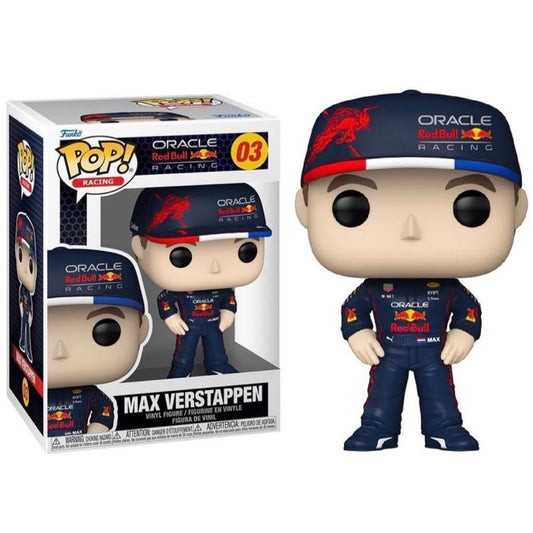 Funko Pop ! Racing Formula 1 : Max Verstappen (03) F1 Oracle Red Bull Team 9Cm