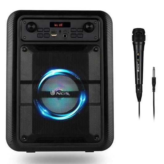 Ngs Speaker Rollerlingo Portatile Bluetooth Tws + Microfono 20W Nero