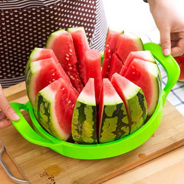 AFFETTA MELONE LAME IN ACCIAIO AFFETTAMELONE TAGLIA ANGURIA COCOMERO FRUTTA