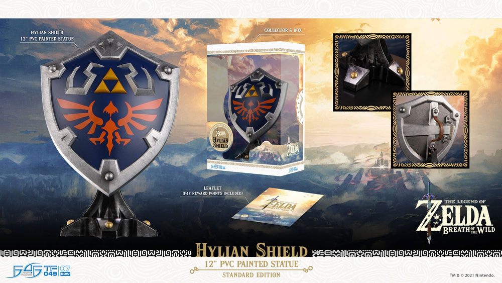 First 4 Figures The Legend Of Zelda Breath Of The Wild Hylian Shield Figure PVC 30Cm