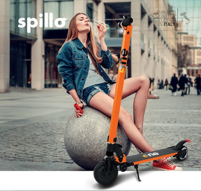Icone The One Spillo Monopattino Scooter Elettrico 250W Bluetooth Arancio App