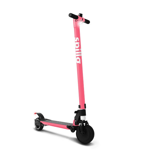 The One - Spillo Monopattino Scooter Elettrico 250W Pieghevole Bluetooth Rosa
