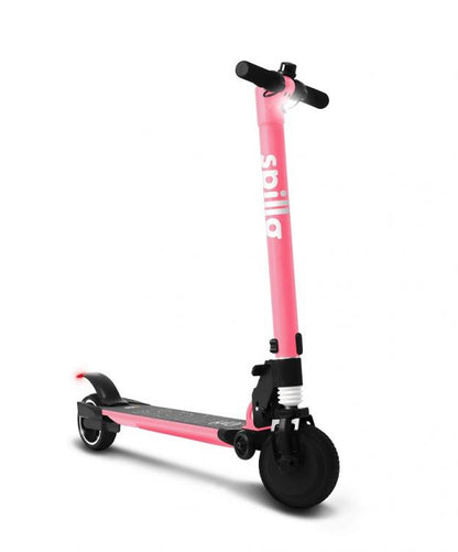 Icone The One Kids Spillo Monopattino Scooter Elettrico 150W Bambino Rosa Bt Led