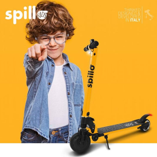 Icone The One Kids Spillo Monopattino Per Bambino Scooter Elettrico 150W Giallo
