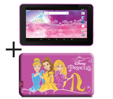 Tablet Per Bambini 7" Pollici Con Custodia Disney Princess Android 7.1 Quad Core