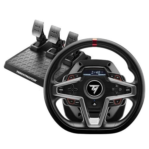 Thrustmaster Volante T248 + Pedaliera Hybrid Drive Pc /Ps4 / Ps5 Display Gara F1