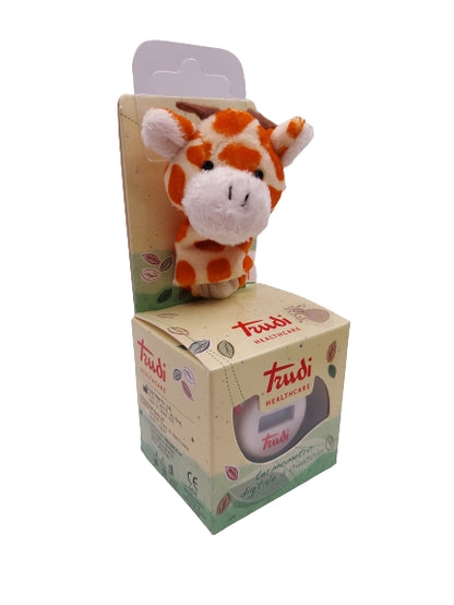 Trudi Termometro Digitale Neonato Ciuccio Con Peluche Pack 6 Pz Animali Bambino