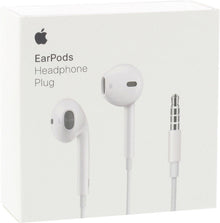 APPLE AURICOLARI EARPODS CONNETTORE JACK 3.5MM IN-EAR WIRED CUFFIE IPHONE BIANCO