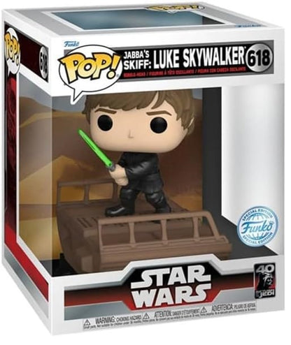 Funko Pop ! Star Wars Jabba'S Skiff (618) Luke Skywalker Special 40°Anniversary