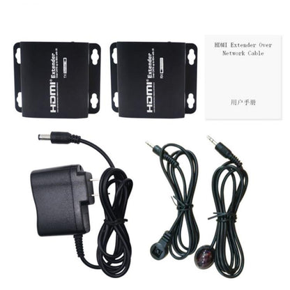Extender Hdmi 1080P Full Hd 3D Su Cavo Lan Rj45 60 Metri Con Estensore Ir Pc Ps4