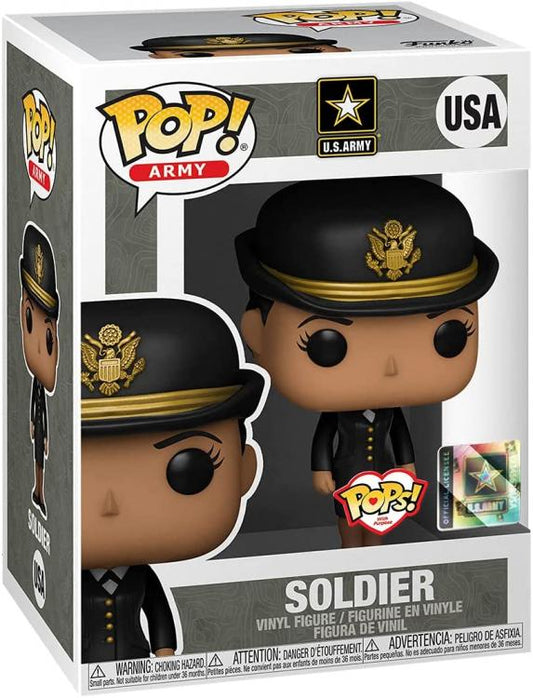 Funko Pop ! U.S. Army (Usa) Female Serivce Uniform 2 Soldato Donna Vinyl Figure