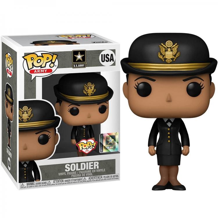 Funko Pop ! U.S. Army (Usa) Female Serivce Uniform 2 Soldato Donna Vinyl Figure