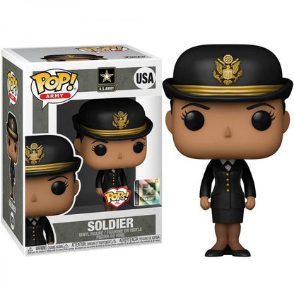 Funko Pop ! U.S. Army (Usa) Female Serivce Uniform 2 Soldato Donna Vinyl Figure