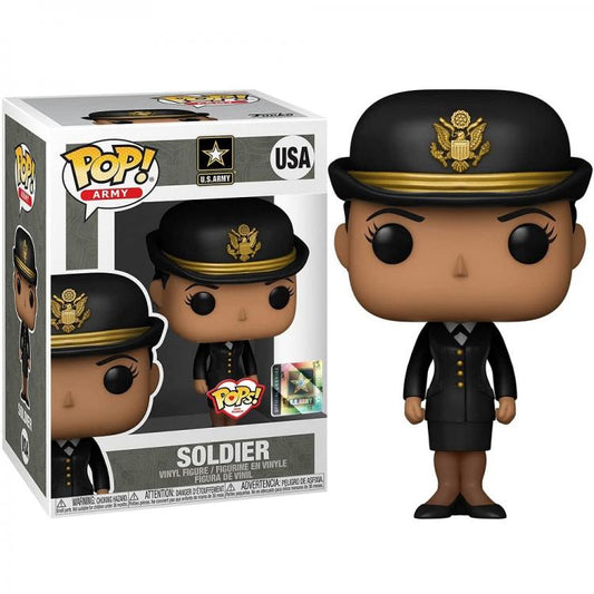 Funko Pop ! U.S. Army (Usa) Female Serivce Uniform 2 Soldato Donna Vinyl Figure