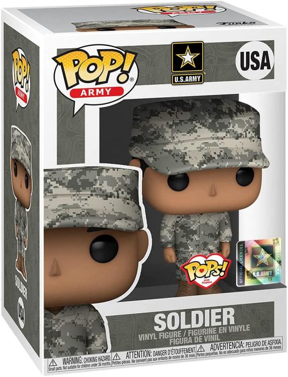 Funko Pop ! U.S. Army (Usa) Male Army Uniform 1 Soldato Uomo Militare - Figure