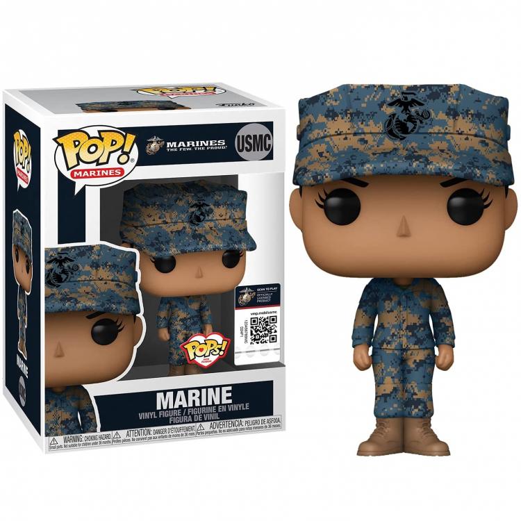 Funko Pop Marines (Usmc) Marine Female 2 Camouflage Esercito Marina Vinyl Figure