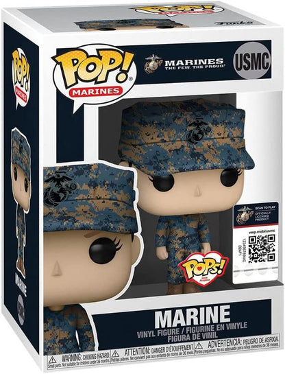 Funko Pop Marines (Usmc) Marine Female 1 Camouflage Esercito Marina Vinyl Figure